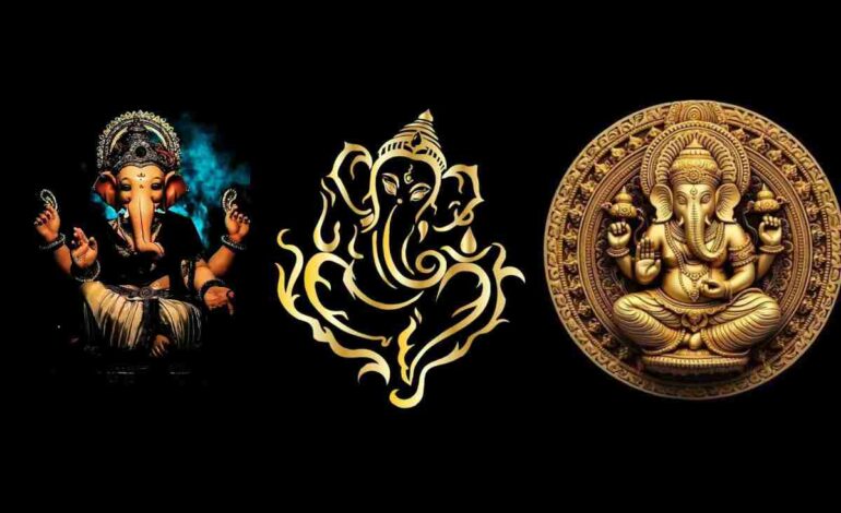 iPhone Full HD Ganesha Black Background