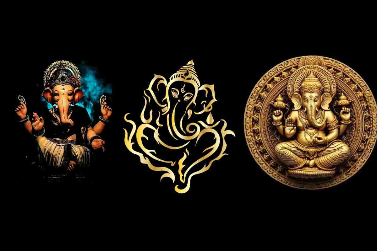 iPhone Full HD Ganesha Black Background