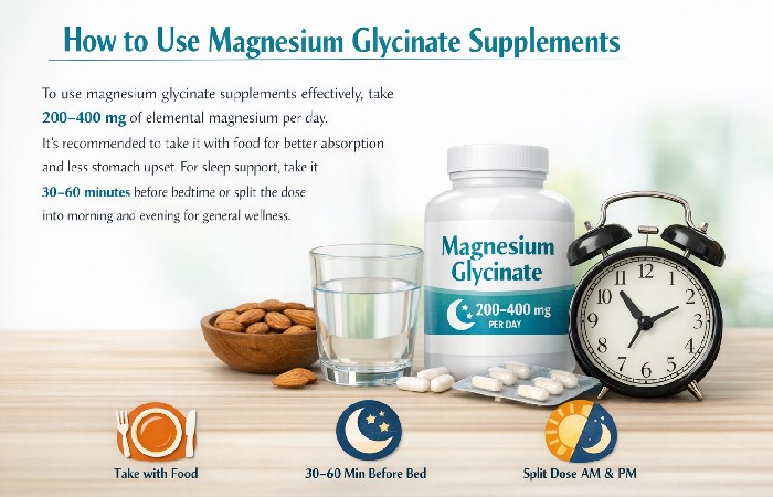 How to Use Magnesium Glycinate Supplements