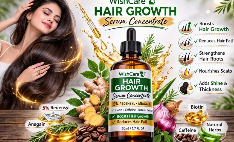 Key Ingredients & Benefits of WishCare Hair Growth Serum Concentrate
