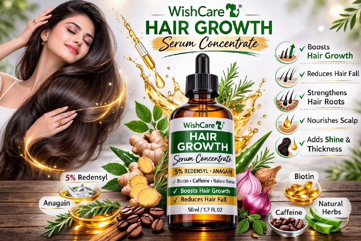 Key Ingredients & Benefits of WishCare Hair Growth Serum Concentrate