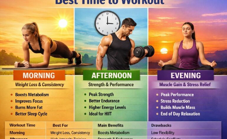 Best Time to Work Out: A Complete Guide to Choosing the Right Exercise Time