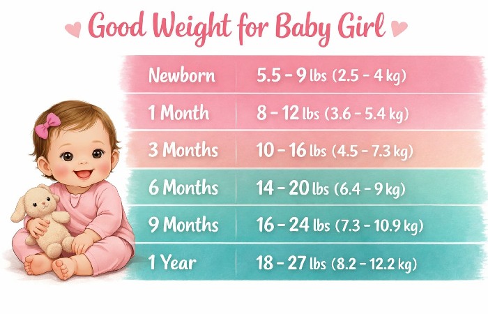 What is a Good Weight for a Baby Girl?