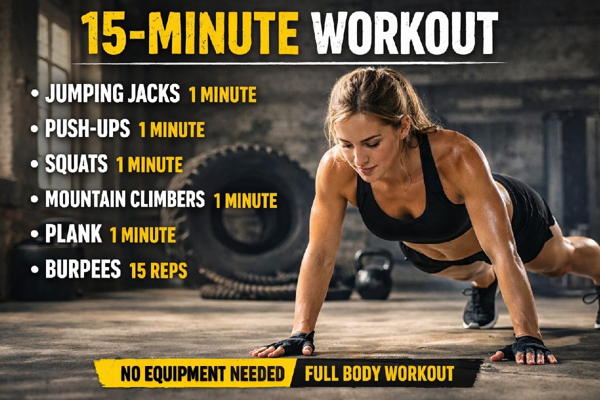 Effective Exercises for Weight Loss – 15-Minute Workout
