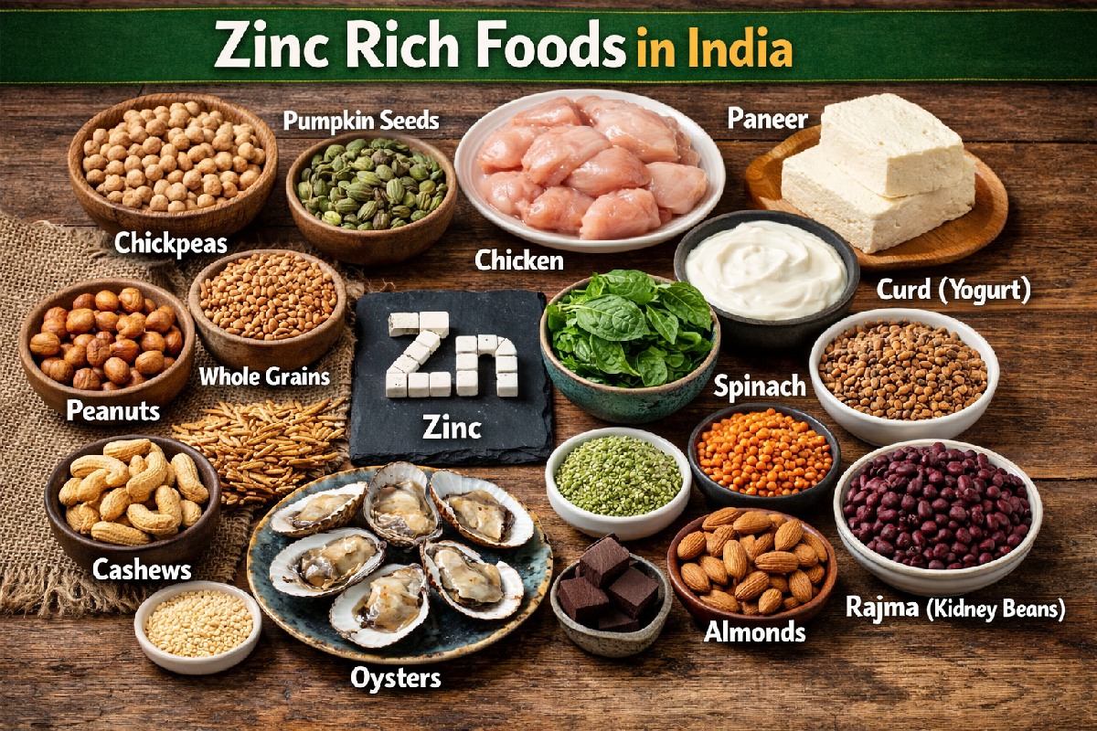 Zinc Rich Foods in India – Essential for Growth and Development