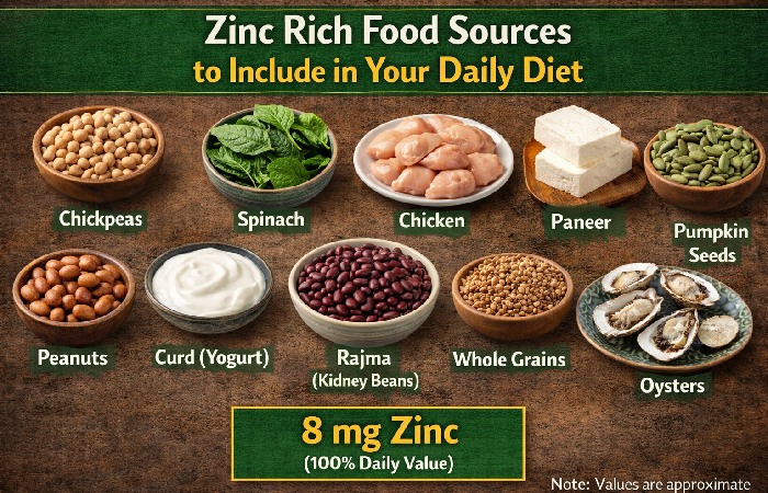 Zinc Rich Food Sources