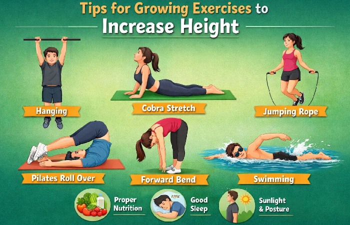Tips for Growing Exercises to Increase Height