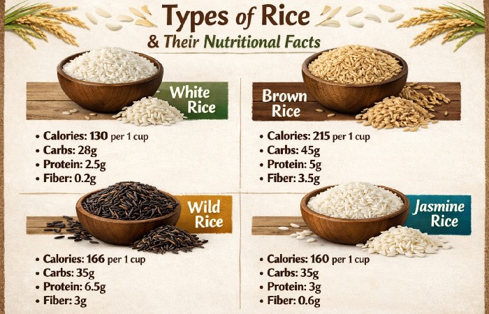 Types of Rice and Their Nutritional Facts