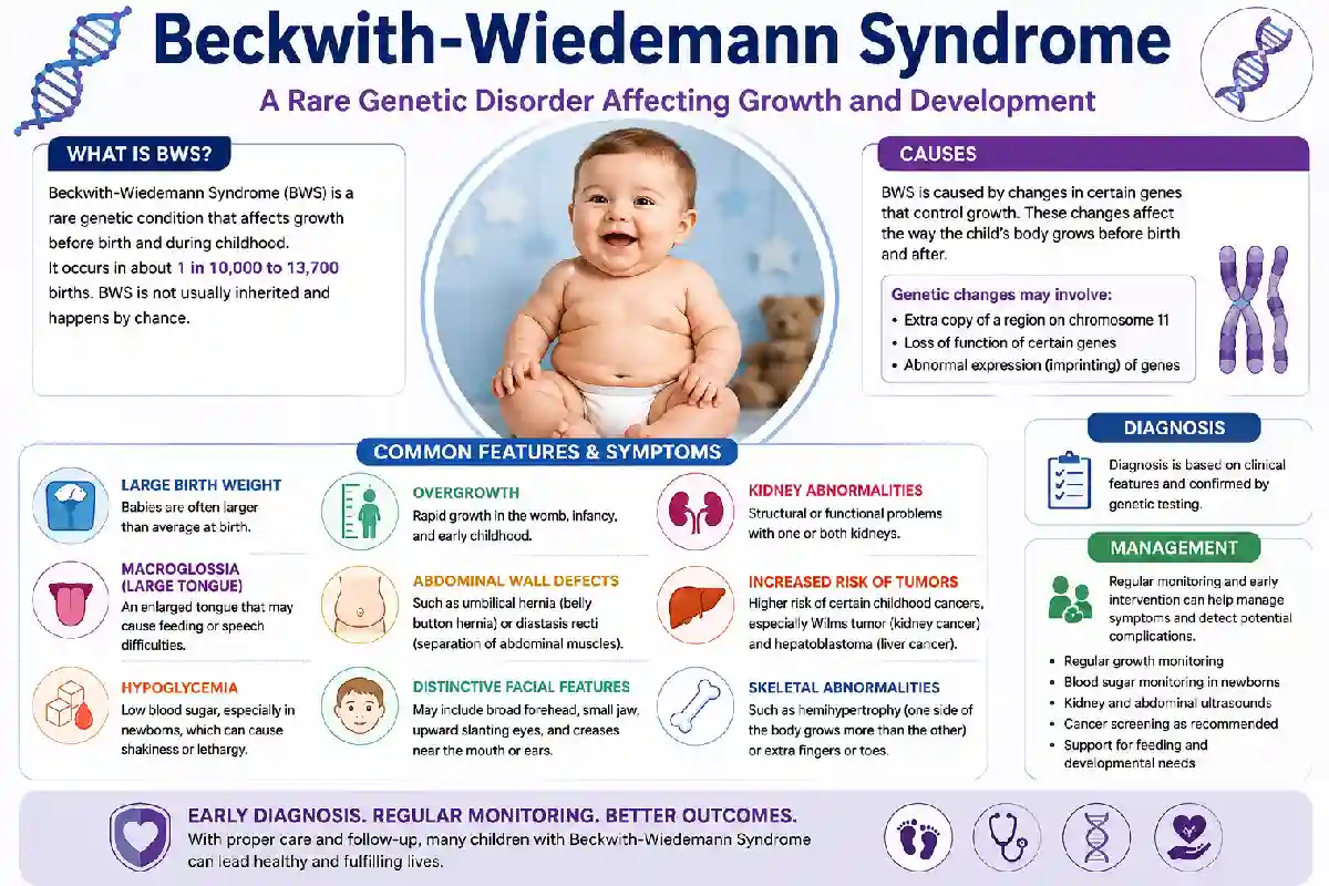 Beckwith-Wiedemann Syndrome: Symptoms, Causes, Diagnosis, and Treatment
