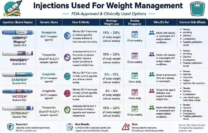 injecion used for weight management