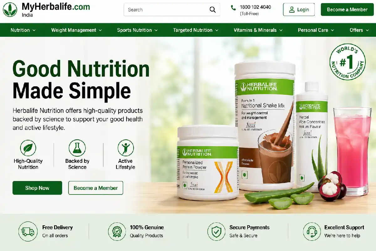 My Herbalife. com India: Online Ordering, Products and Customer Resources