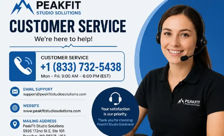 PeakFitStudioSolutions.com Customer Service Phone Number: Complete Support Guide