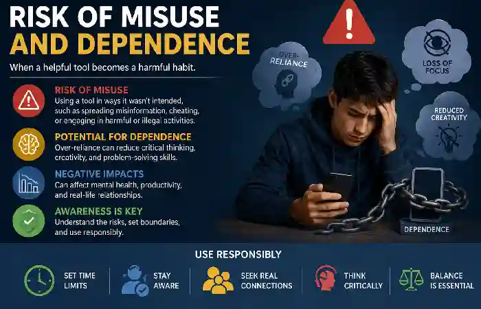 risk of misuse and dependence