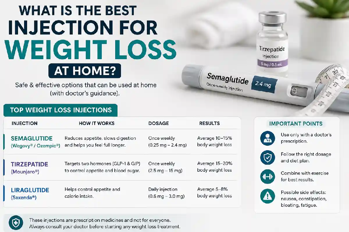 What Is the Best Injection for Weight Loss at Home? Options, Safety and Medical Consultation