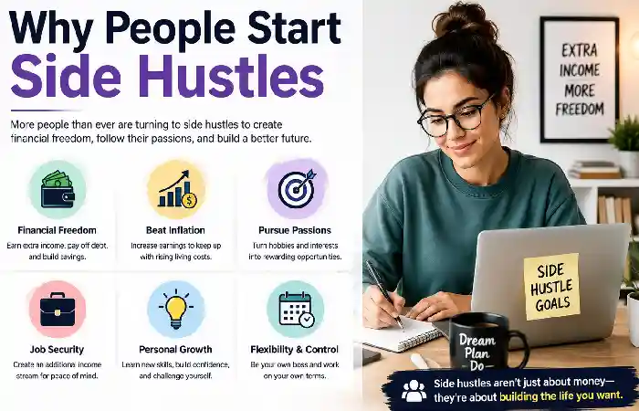 why people start side hustles