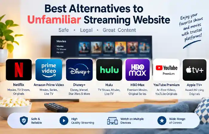 best alternative to unfamiliar streaming website