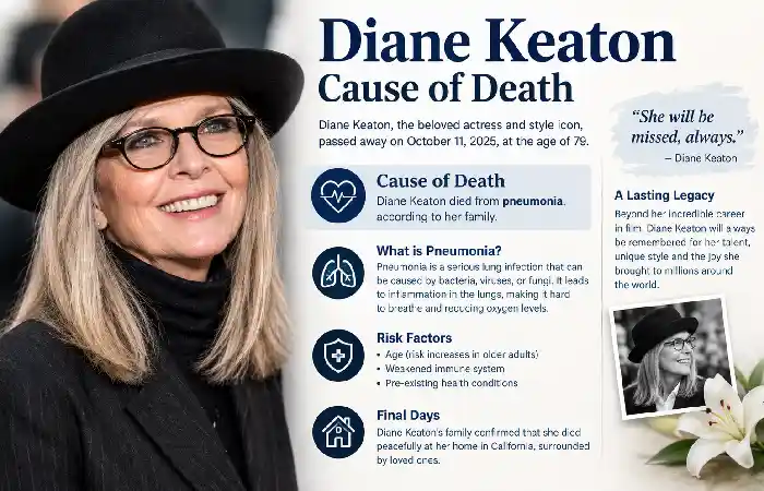 diane keaton cause of death
