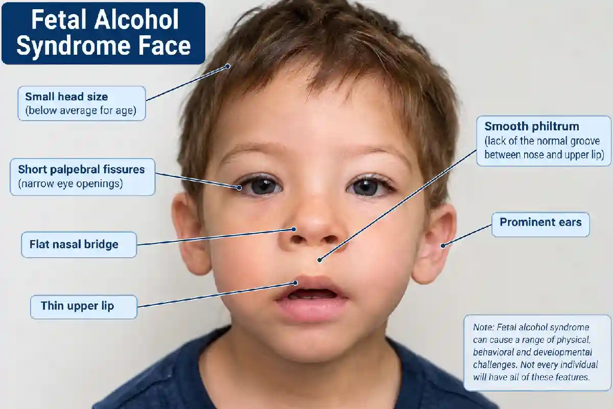 Fetal Alcohol Syndrome Face: Features, Diagnosis, and What They Mean