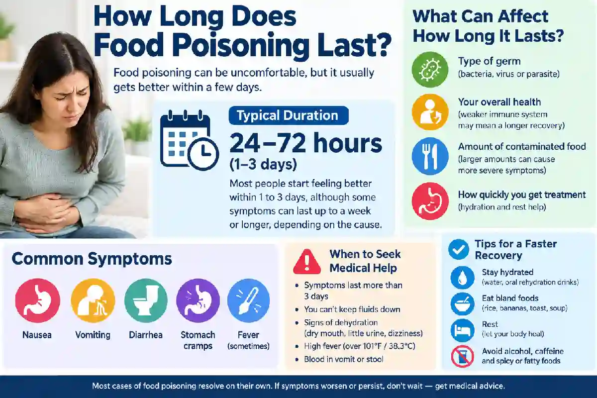 How Long Does Food Poisoning Last? Symptoms, Recovery and Treatment