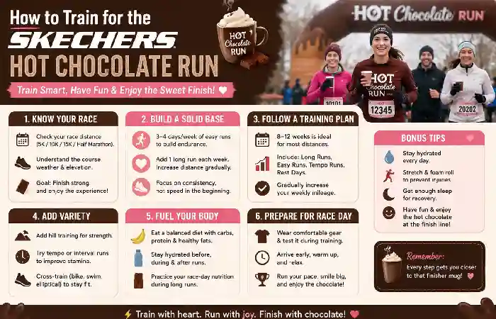 how to train for the skechers hot chocolate run