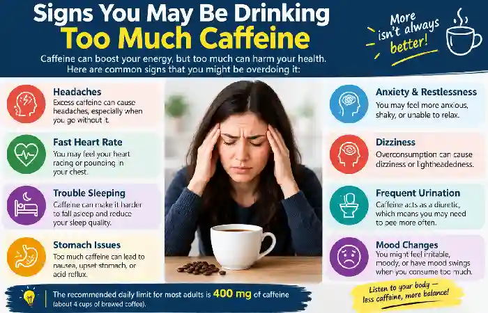 sign you may be drinking too much caffeine